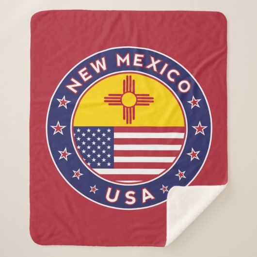 Staat von New Mexico Sherpadecke (Vorderseite)