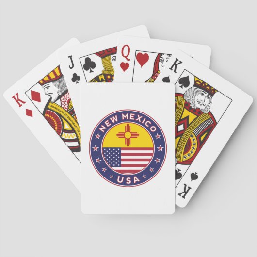 Staat von New Mexico Spielkarten (Rückseite)