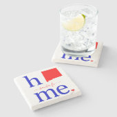 Staat von New Mexico Stone Untersetzer (Seitenansicht)