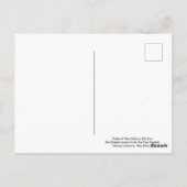 Staat von New Mexico Zia Sun Postkarte (Rückseite)