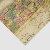 Staat von New York durch AVW-Grat Seidenpapier (Ausschnitt)