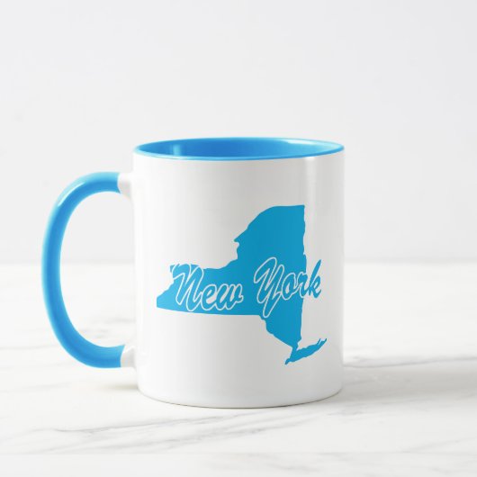 Staat von New York Form Tasse (Links)