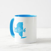 Staat von New York Form Tasse (Vorderseite Links)