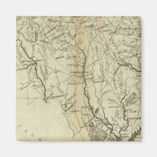 Staat von North Carolina 2 Magnet
