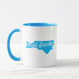 Staat von North Carolina Form Tasse