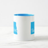 Staat von North Dakota Form Tasse (Zentrum)