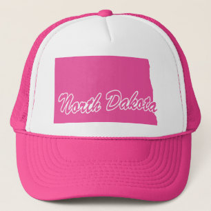 Staat von North Dakota Shape Trucker Hat Truckerkappe