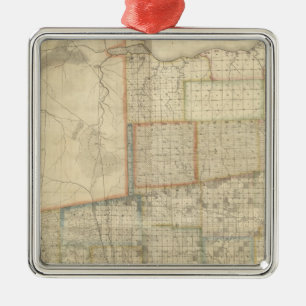 Staat von Ohio 2 Ornament Aus Metall