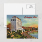 Staat von Ohio Office Gebäude Vintag Postkarte (Vorne/Hinten)