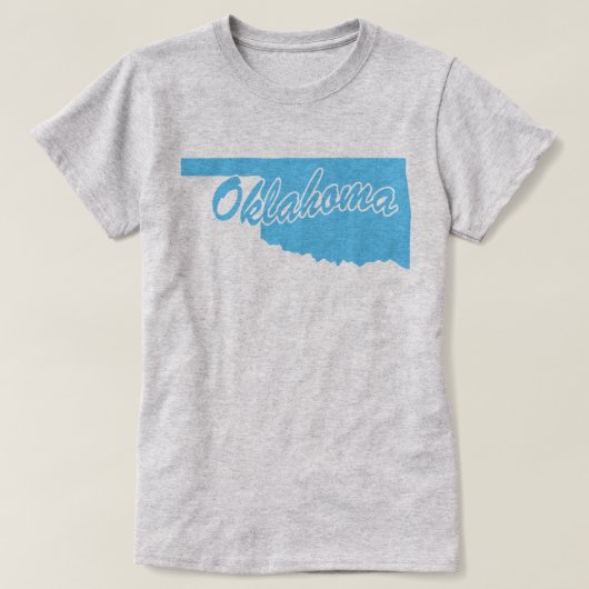 Staat von Oklahoma Form T - Shirt (Design vorne)