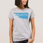Staat von Oklahoma Form T - Shirt (Vorderseite)