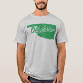 Staat von Oklahoma Form T - Shirt (Vorderseite)