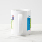 Staat von Oregon Jumbo-Tasse (Rückseite)