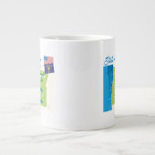 Staat von Oregon Jumbo-Tasse (Vorderseite)