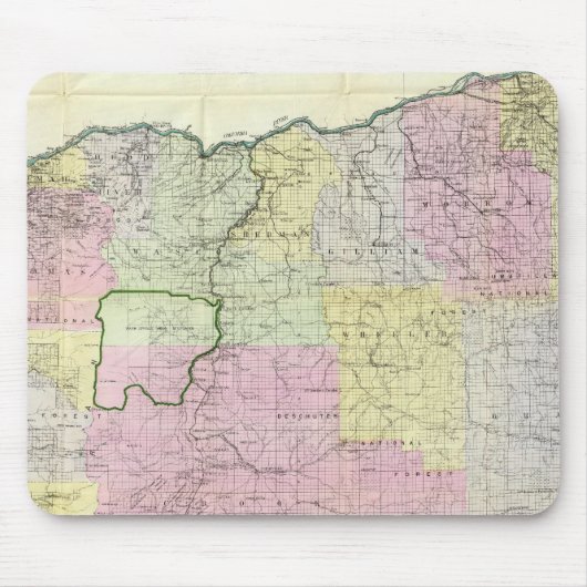 Staat von Oregon Mousepad (Vorne)