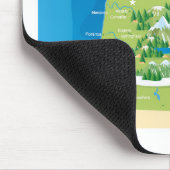 Staat von Oregon Mousepad (Ecke)