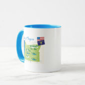 Staat von Oregon Tasse (Vorderseite Links)