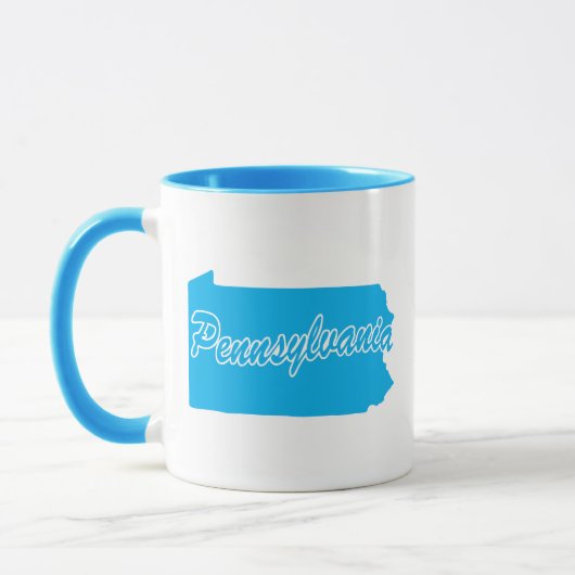 Staat von Pennsylvania Form Tasse (Links)