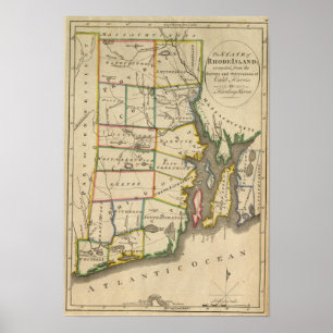 Staat von Rhode Island 3 Poster