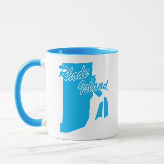Staat von Rhode Island Form Tasse (Links)