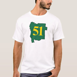 Staat von Staat Jeffersons 51. T-Shirt