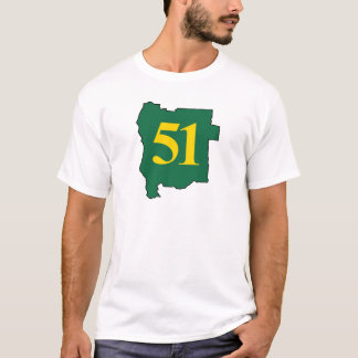 Staat von Staat Jeffersons 51. T-Shirt