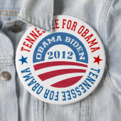 Staat von Tennessee für Obama-Obama-Biden 2012 Button (Beispiel)