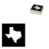 Staat von Texas Cutout Gummistempel (Stempel)