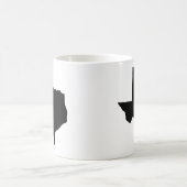 Staat von Texas Kaffeetasse (Mittel)