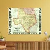 Staat von Texas Leinwanddruck (Insitu (Wohnzimmer))