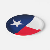 Staat von Texas Paper Tellern Pappteller (Schrägansicht)