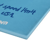 Staat von Texas Phantastisches Naturglas Schneidebrett (Ecke)