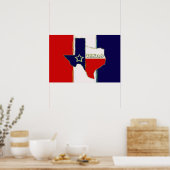 STAAT VON TEXAS POSTER (Küche)