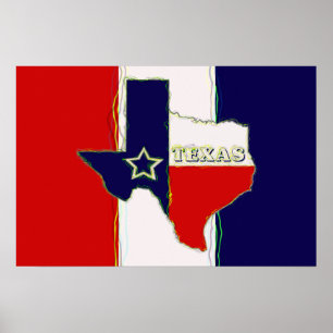 STAAT VON TEXAS POSTER