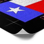 Staat von Texas Poster (Ecke)