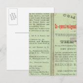 Staat von Texas Postkarte (Vorne/Hinten)