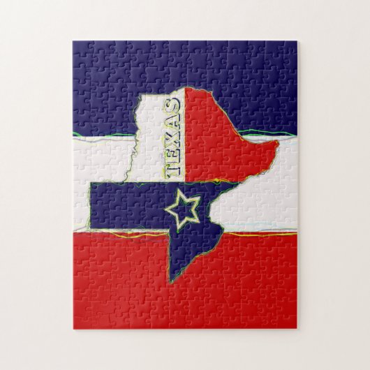 STAAT VON TEXAS PUZZLE (Vertikal)