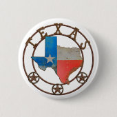Staat von Texas-Schmiedeeisen Button (Vorderseite)