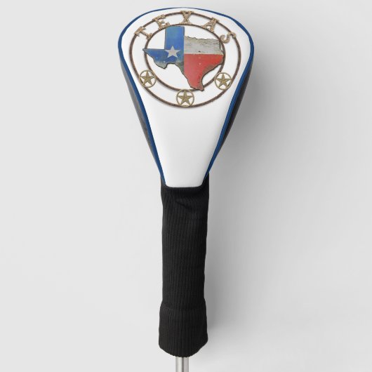 Staat von Texas-Schmiedeeisen Golf Headcover (Vorderseite)