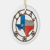 Staat von Texas-Schmiedeeisen Keramikornament (Rechts)