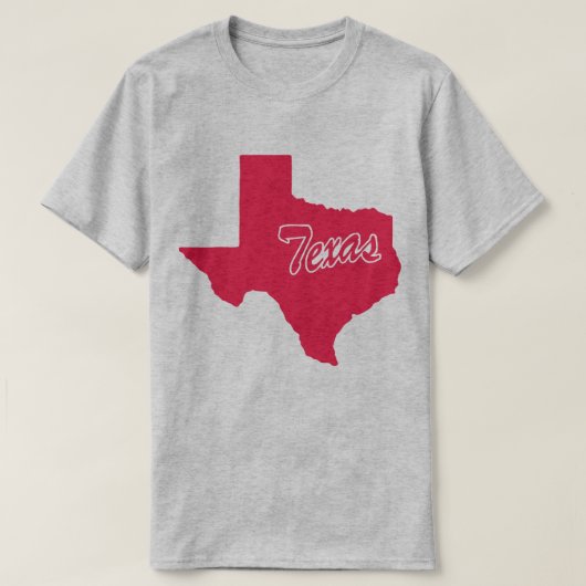 Staat von Texas Shape-T - Shirt (Design vorne)