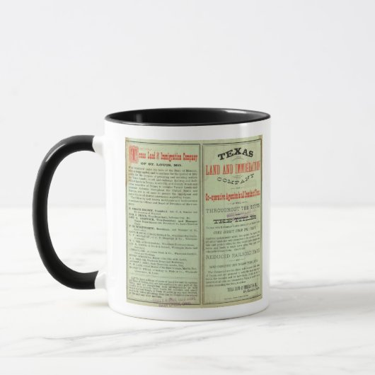 Staat von Texas Tasse (Links)