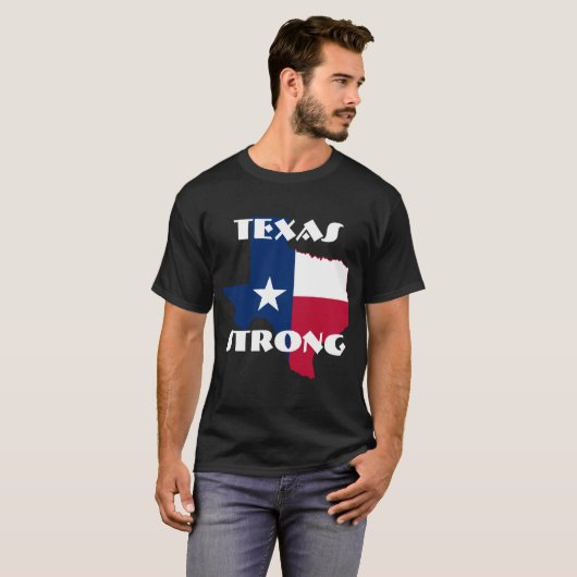 Staat von Texas "Texas stark " T-Shirt (Vorne ganz)
