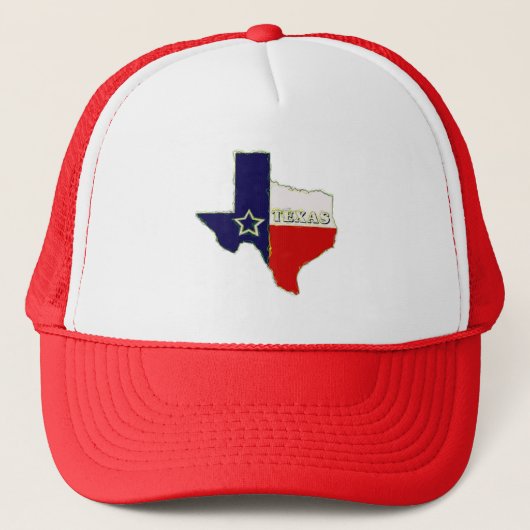 STAAT VON TEXAS TRUCKERKAPPE (Vorderseite)
