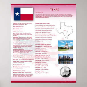 Staat von Texas, TX Plakate