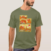 Staat von Utah fünf Nationalparks Arches Zion Capi T-Shirt (Vorderseite)