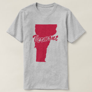 Staat von Vermont-Form-T - Shirt