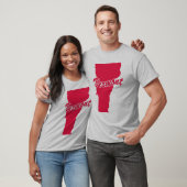 Staat von Vermont-Form-T - Shirt (Unisex)