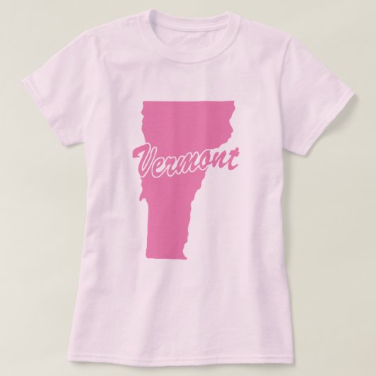 Staat von Vermont-Form-T - Shirt (Design vorne)
