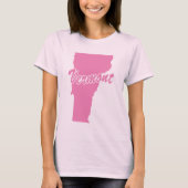 Staat von Vermont-Form-T - Shirt (Vorderseite)